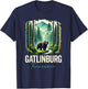 Gatlinburg Tennessee Bear, USA Outdoor Vintage Mountains, TN T-Shirt - T-Shirt | Navy