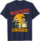 Vintage Mainstreet Halloween Pumpkin On Head Nightmare T-Shirt - T-Shirt | Navy