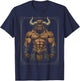 Minotaur Mythical Graphic Fantasy Art Minotaur T-Shirt - T-Shirt | Navy