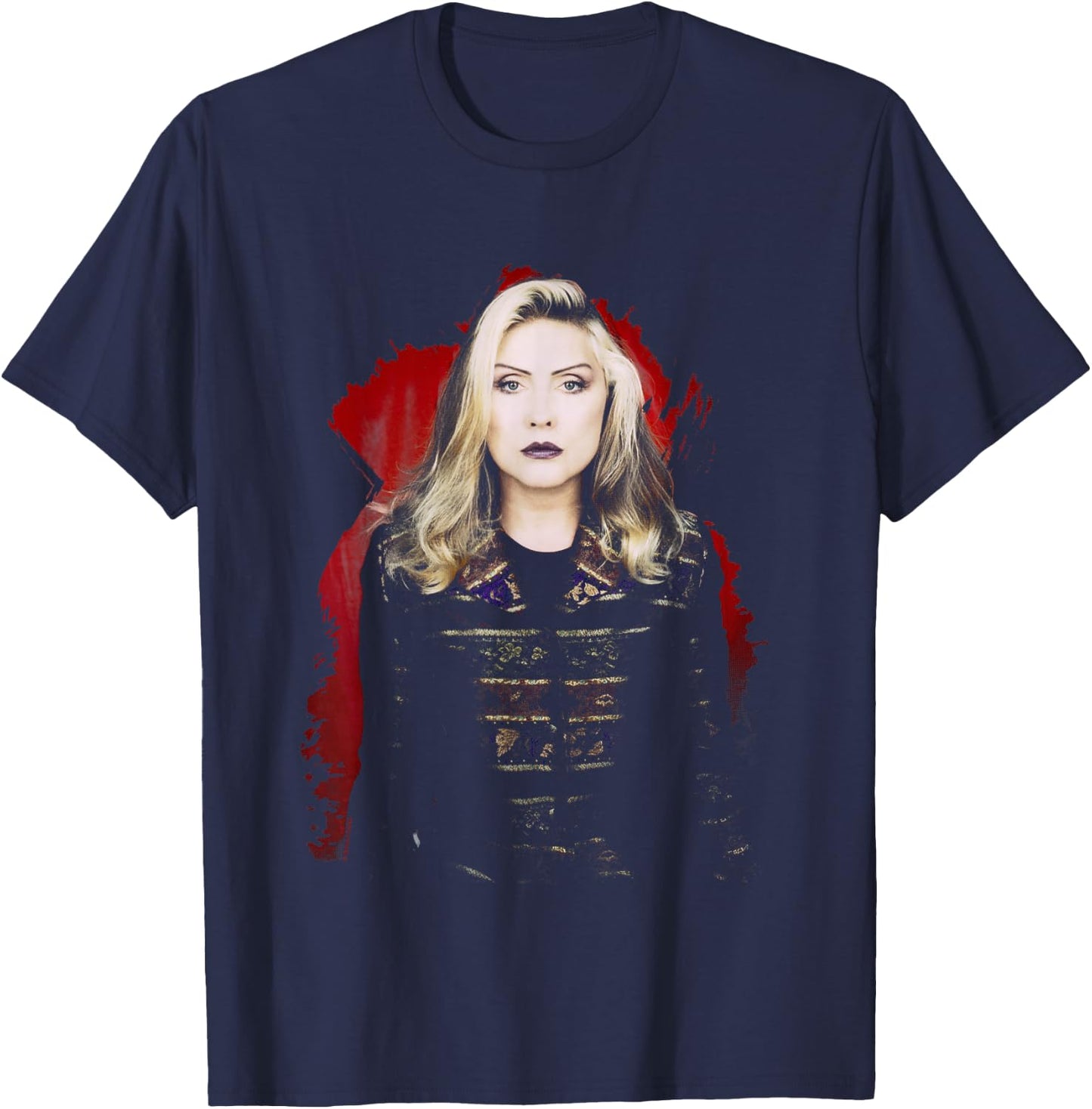 Blondie Singer Debbie Harry By Simon Fowler T-Shirt - T-Shirt | Navy