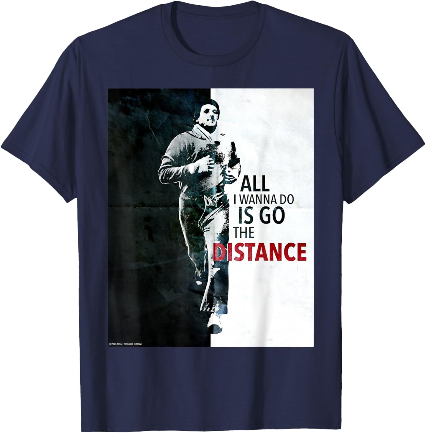 Rocky Go The Distance T-Shirt - T-Shirt | Navy