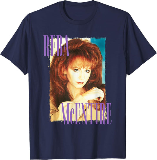 Reba: Greatest Hits Volume Two , Small, Black T-Shirt - T-Shirt | Navy