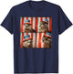 River Otter American Flag Patriotic Animal 4th Of July Otter T-Shirt - T-Shirt | Navy