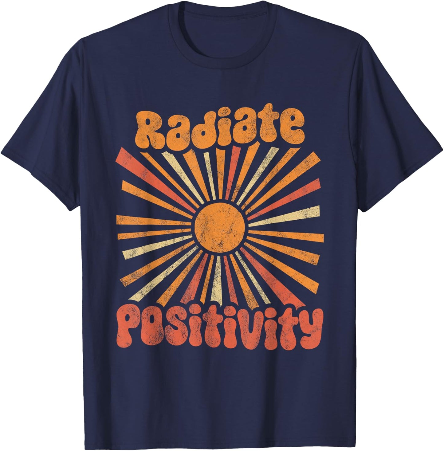 Radiate Positivity T-Shirt - T-Shirt | Navy