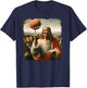 Jesus Spin A Basketball Painting, Christian Basketball T-Shirt - T-Shirt | Navy