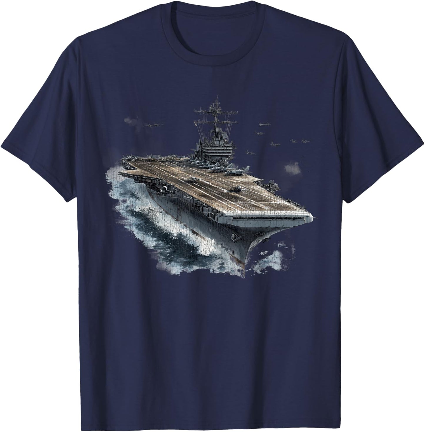 Aircraft Carrier Flat-Top Naval Warfare T-Shirt - T-Shirt | Navy