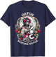 Gatos Before Vatos Tarot Card Skeleton Cat Mexican Fiesta T-Shirt - T-Shirt | Navy