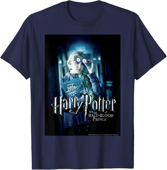 Harry Potter Half-Blood Prince Luna Lovegood Poster T-Shirt - T-Shirt | Navy