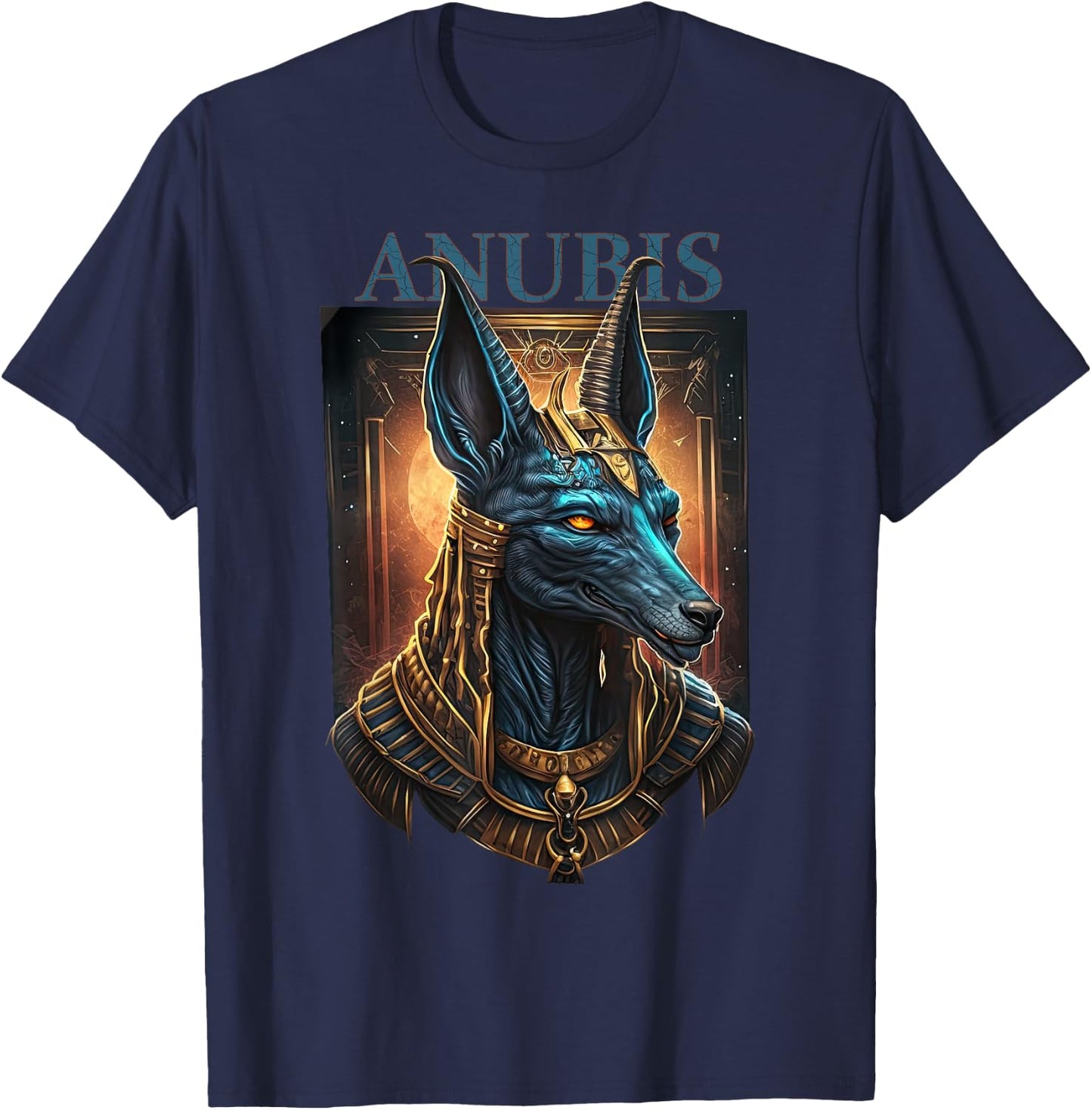 Anubis Ancient Egyptian God Of Dead Egypt Mythology Item T-Shirt - T-Shirt | Navy