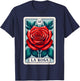 Rosa Mexican Lottery Bingo Game Roses T-Shirt - T-Shirt | Navy