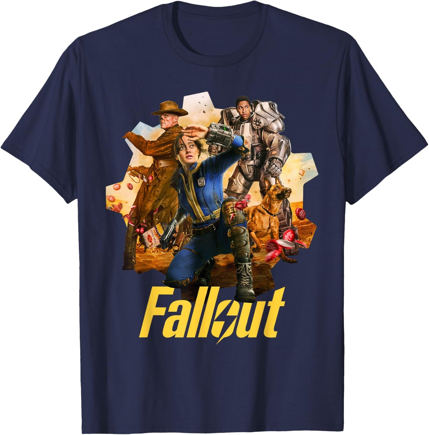 Fallout - Ensemble T-Shirt - T-Shirt | Navy