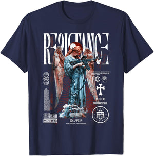 Civil Resistance - Luxury Streetwear Urban Fashion T-Shirt - T-Shirt | Navy