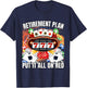 Retirement Put It On Red Funny Casino Gambling Meme T-Shirt - T-Shirt | Navy
