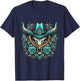 Turquoise Cow Skull Western Graphic Bull Skull Rodeo Queen T-Shirt - T-Shirt | Navy