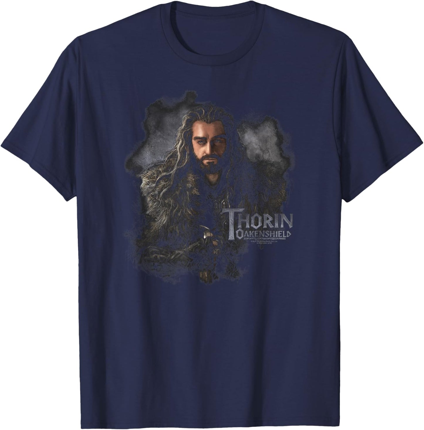 The Hobbit Thorin Oakenshield T-Shirt - T-Shirt | Navy