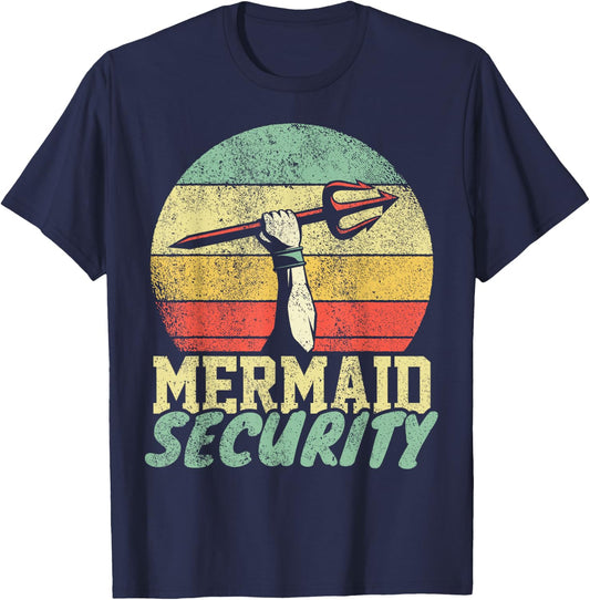 Funny Swimming Dad Swim Father Of A Girl Swimmer T-Shirt - T-Shirt | Navy