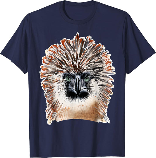 Haribon Philippine Monkey Eating Eagle T-Shirt - T-Shirt | Navy