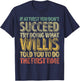 If At First You Don't Succeed Try Doing What Willis T-Shirt - T-Shirt | Navy