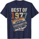 Best of 1977 Cassette 49 Years Music Retro Birthday T-Shirt - T-Shirt | Navy