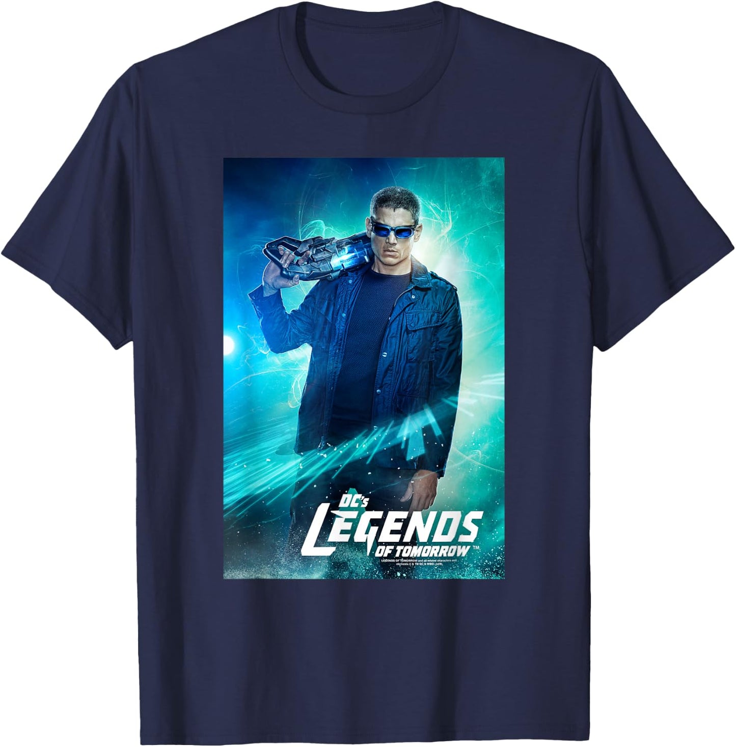Legends of Tomorrow Captain Cold Poster T-Shirt - T-Shirt | Navy