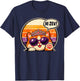 Hi Zev Funny Princess Cat Meme Cute Cat T-Shirt - T-Shirt | Navy