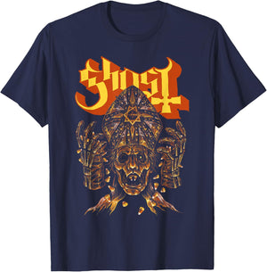 Ghost – Candy Corn Papa 4 Halloween T-Shirt - T-Shirt | Navy