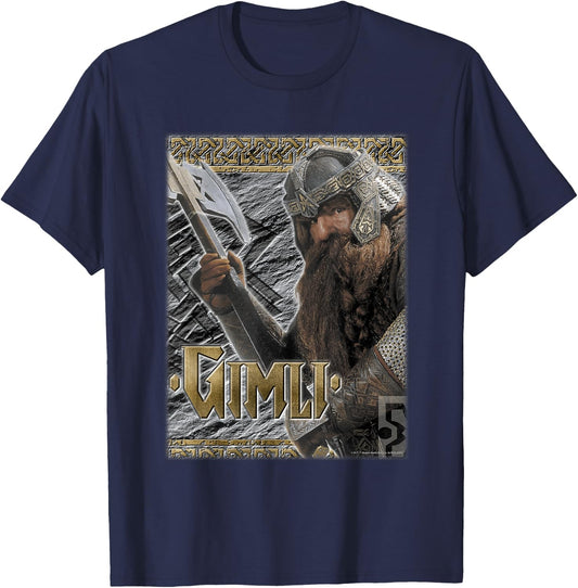 The Lord of the Rings Gimli T-Shirt - T-Shirt | Navy