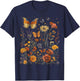 Pollinator Garden Design Wildlife Flowers Native Plants T-Shirt - T-Shirt | Navy