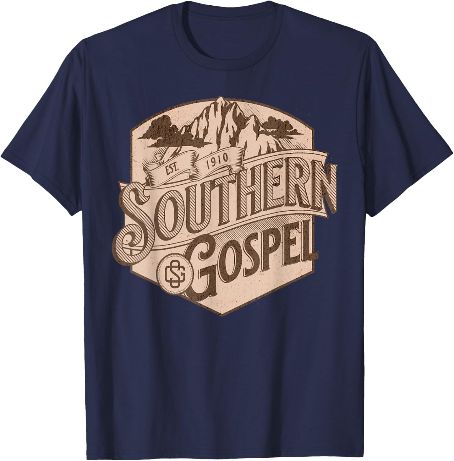 Southern Gospel Music - Religious Music - Hymns T-Shirt - T-Shirt | Navy