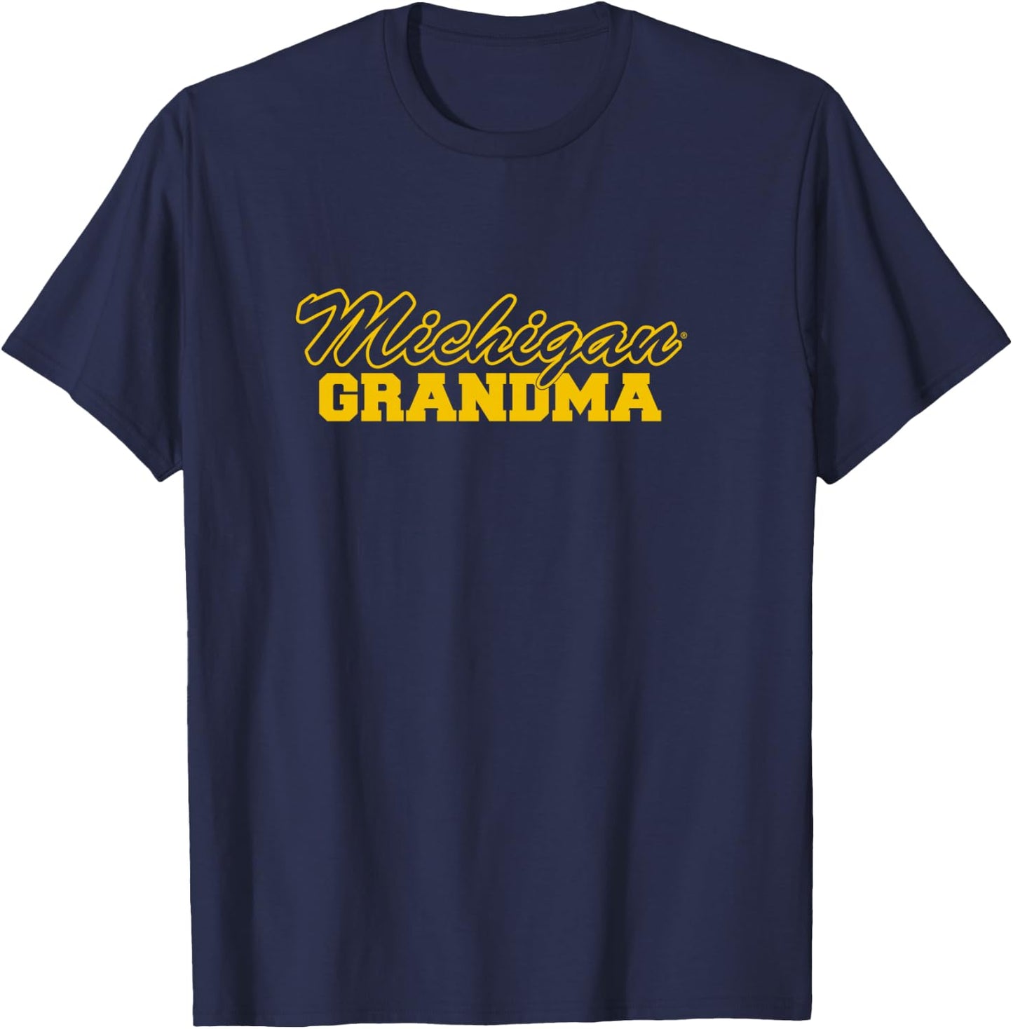 University of Michigan Wolverines U of M Grandma T-Shirt - T-Shirt | Navy