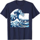 Blue Cats Wave For Kamala Funny Cat Owners Kamala Harris Men Women T-Shirt - T-Shirt | Navy