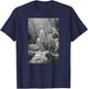 Gustave Dore Daniel in the Lions Den T-Shirt - T-Shirt | Navy
