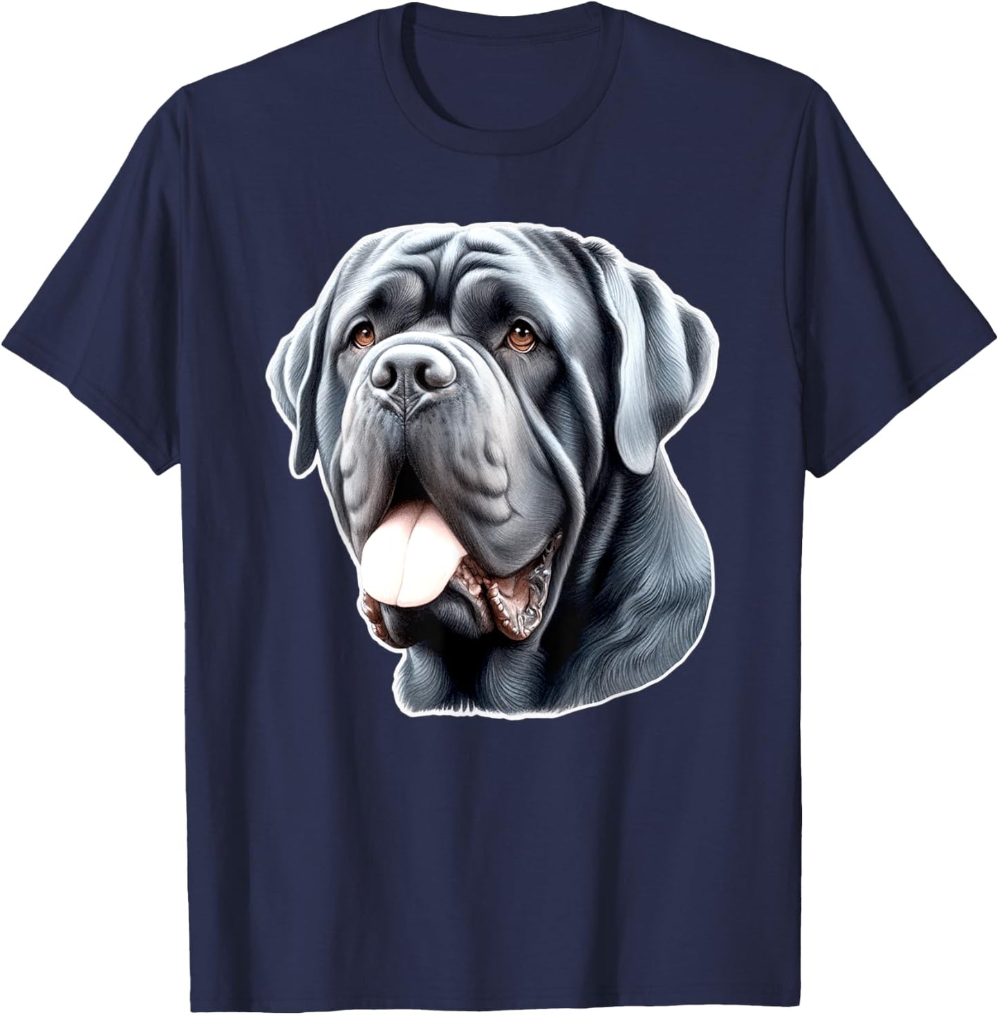 Neapolitan Mastiff Dog Men Women Kids T-Shirt - T-Shirt | Navy