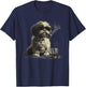 Shih Tzu Dad Dog Sunglasses Father's Day Family T-Shirt - T-Shirt | Navy