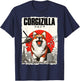 Feline Fashions Cat Apparel.USA CorgiZilla Parody Japanese Art Corgi Dog Mom Dad Adult T-Shirt - T-Shirt | Navy