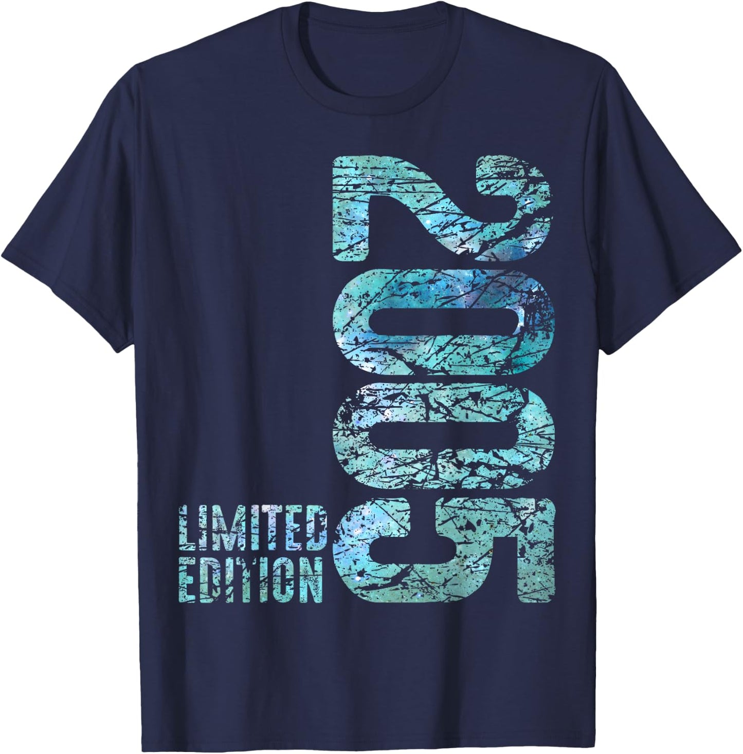 21st Birthday Man Woman 21 Years 2005 Decorative Gift Funny T-Shirt - T-Shirt | Navy