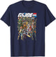 G.I. Joe A Real American Hero Vintage Character Mashup T-Shirt - T-Shirt | Navy