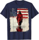 American Flag Jesus T-Shirt - T-Shirt | Navy