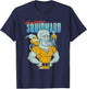 Handsome Squidward 90's Throwback Collage Funny Cartoon T-Shirt - T-Shirt | Navy