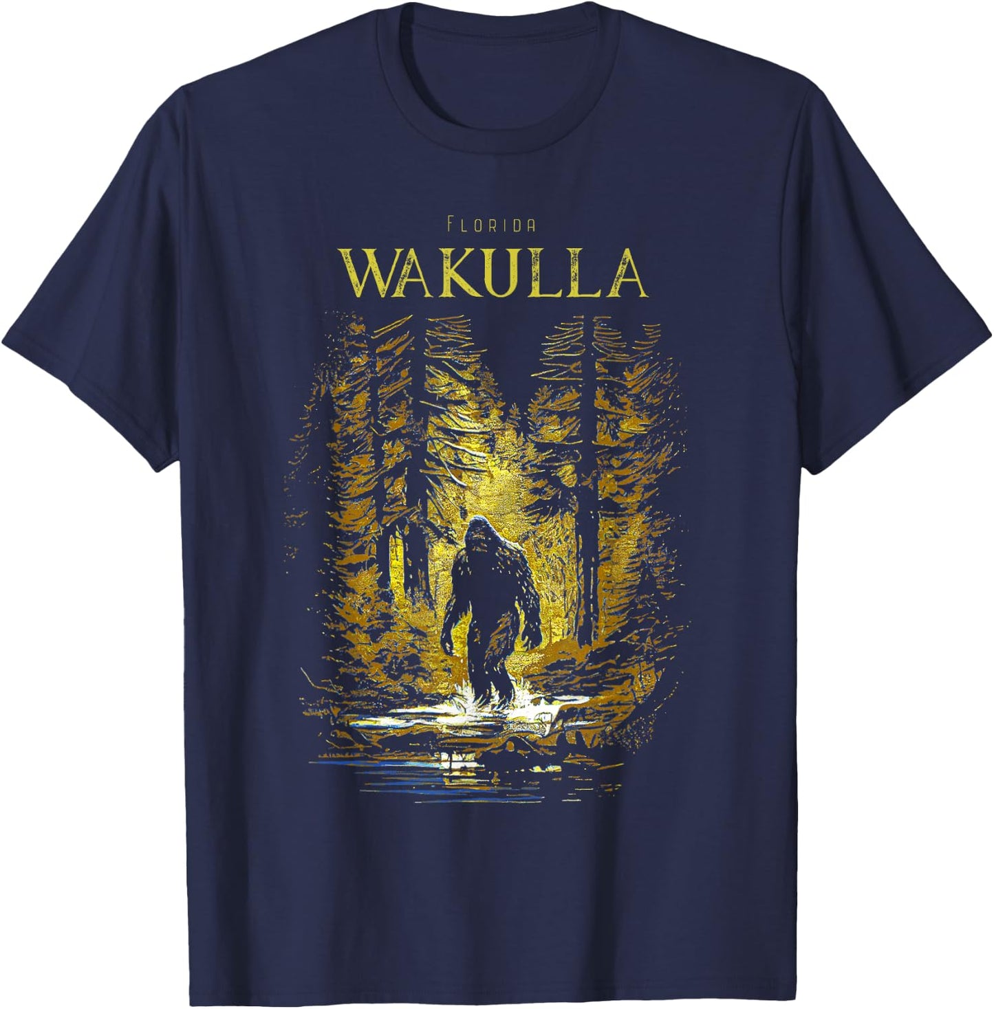 Wakulla Florida T-Shirt - T-Shirt | Navy