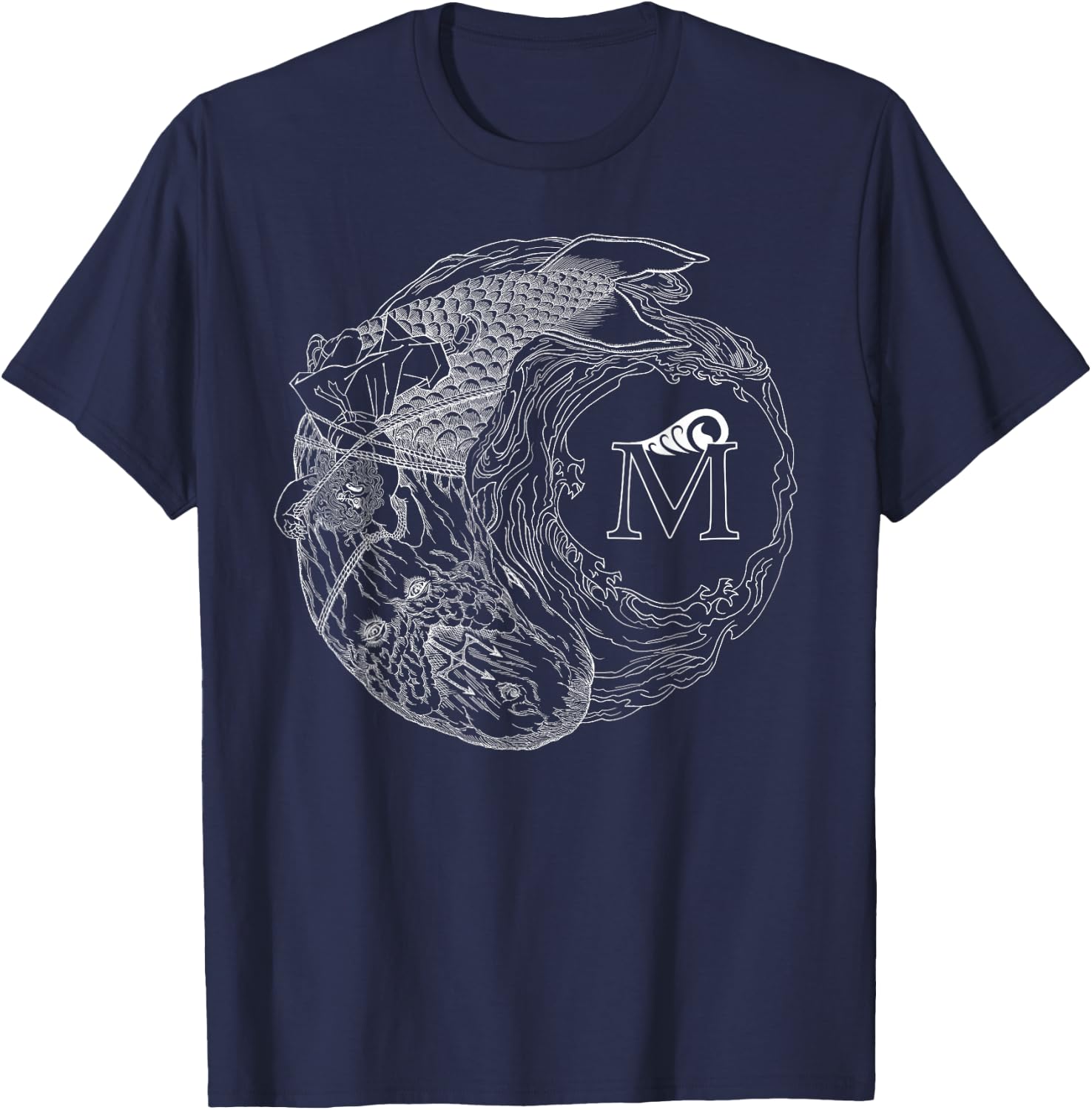 Mastodon Hearts Alive T-Shirt - T-Shirt | Navy