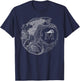 Mastodon Hearts Alive T-Shirt - T-Shirt | Navy