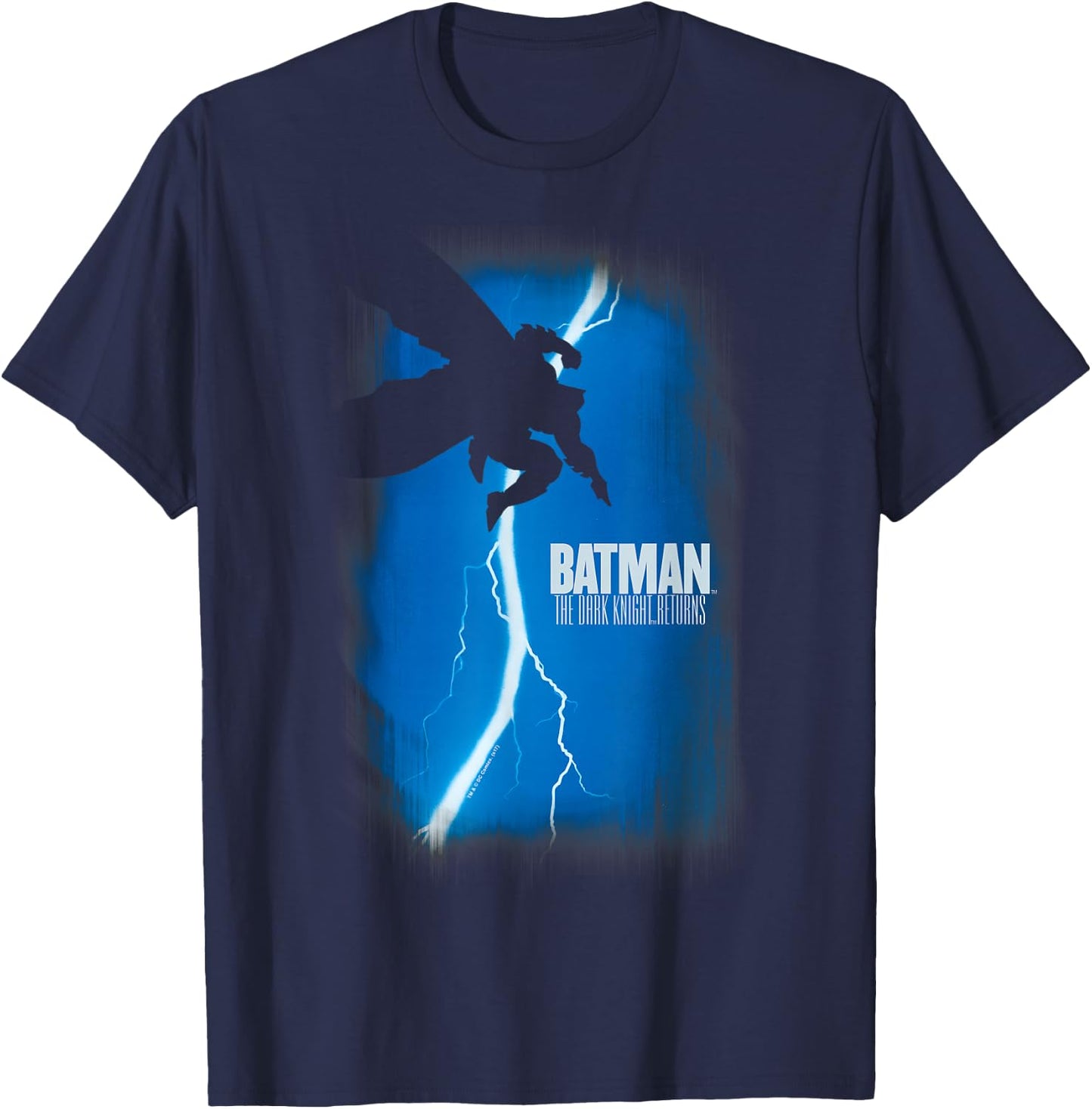 Batman The Dark Knight Returns Cover T-Shirt - T-Shirt | Navy