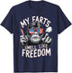 Bigfoot 4th Of July Patriotic My Farts Smell Like Freedom T-Shirt - T-Shirt | Navy