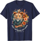 Christian The Righteous Are Fearless Lion of Judah God Faith T-Shirt - T-Shirt | Navy