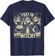 Halloween Witch Lover Spooky Witchy Broom Trick Or Treat T-Shirt - T-Shirt | Navy