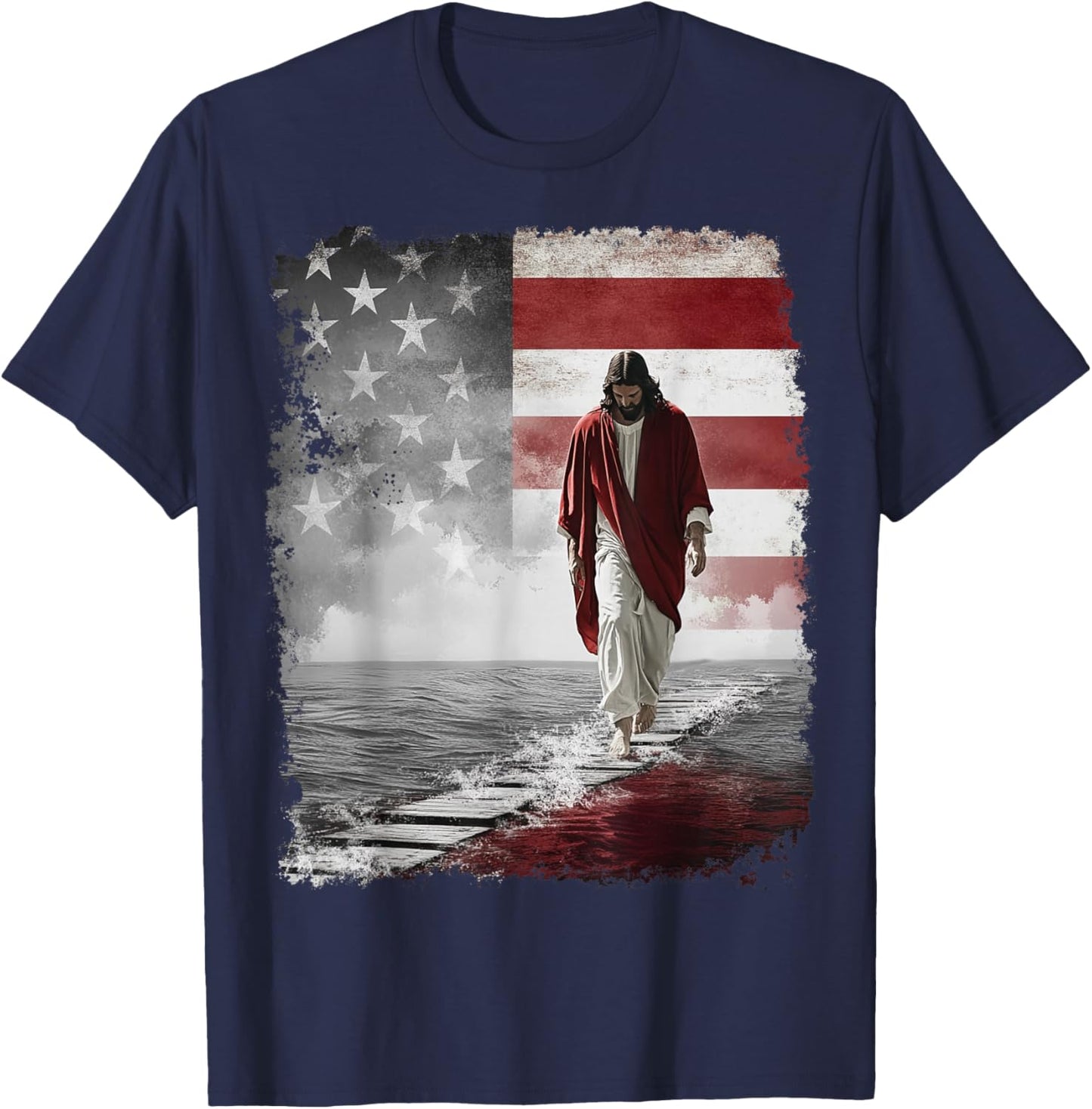 King Jesus Christ T-Shirt - T-Shirt | Navy