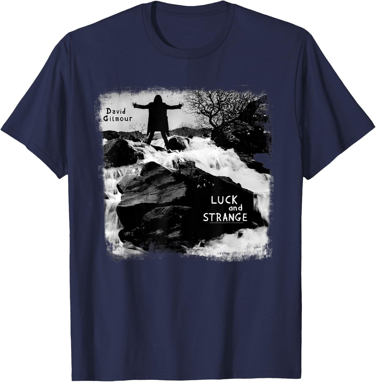 David Gilmour Luck and Strange T-Shirt - T-Shirt | Navy