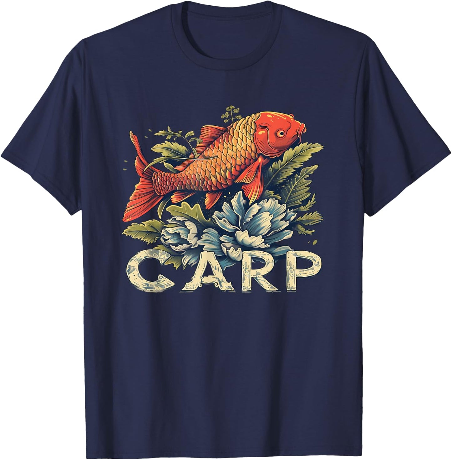 Cool Fishing Season with this Carp Costume T-Shirt - T-Shirt | Navy