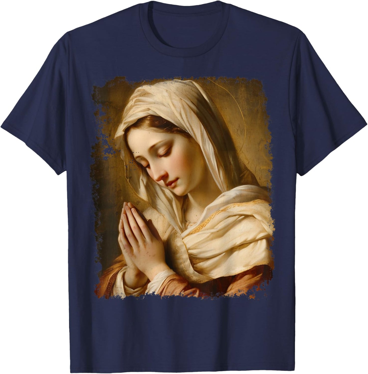 Mary Mother of Jesus T-Shirt - T-Shirt | Navy